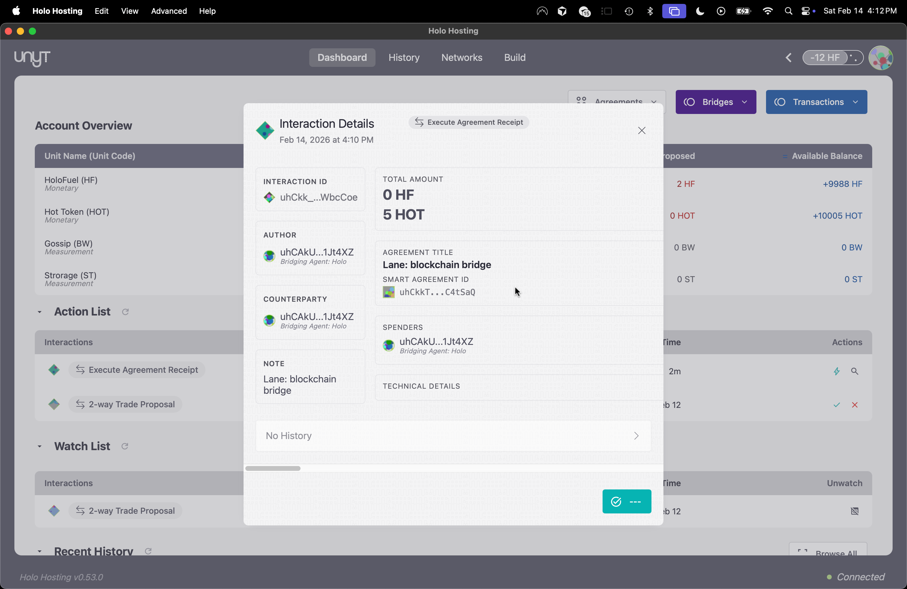 Accept incoming wrapped HOT tokens